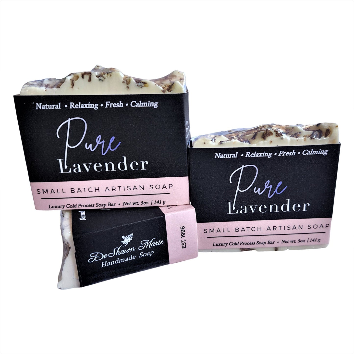 Pure Lavender Essential Oil Soap - Simple. Soothing. Sublime - 100% Pure French Lavender essential oil - Lavender buds gently exfoliate while adding beauty and texture .
