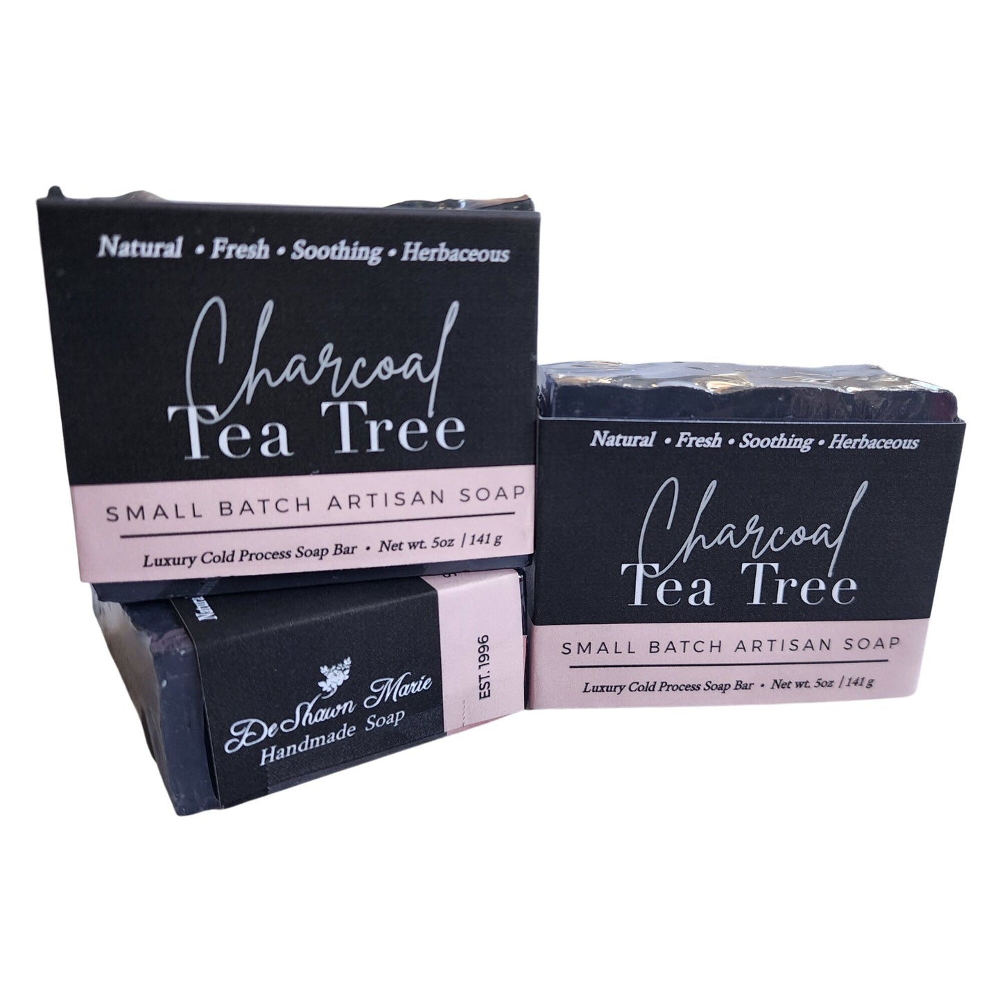 Tea Tree Charcoal Soap – Deep Detox, Pure Revival - Best defense against buildup, breakouts, and impurities. Designed to clarify and rejuvenate.
