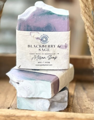 Blackberry & Sage Artisan Soap – Sweet, Herbal, and Refreshingly Modern - A Sophisticated Scent for Everyday Indulgence