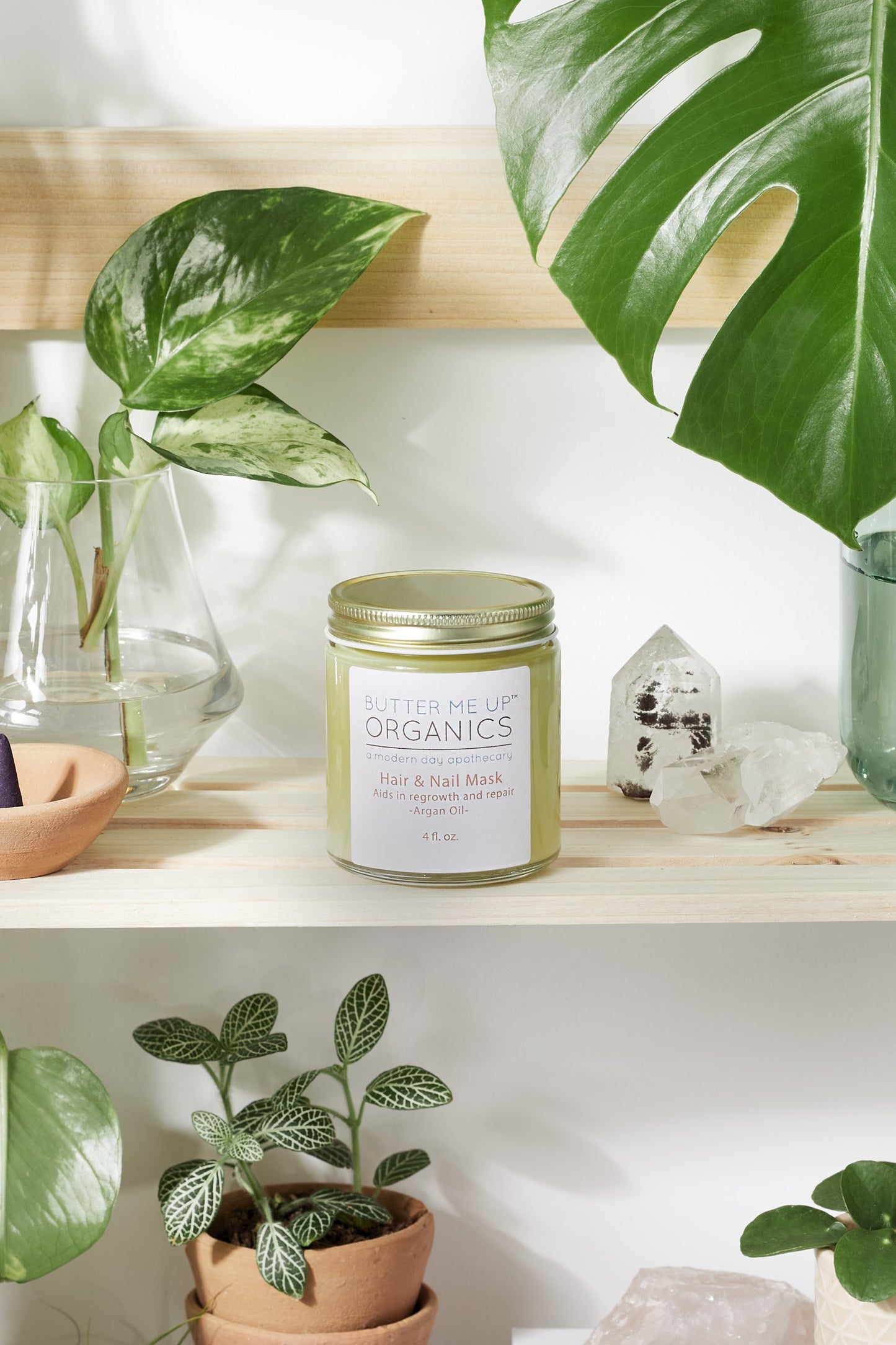 Nourish & Strengthen Hair + Nail Mask – Organic Botanical Blend for Growth & Repair