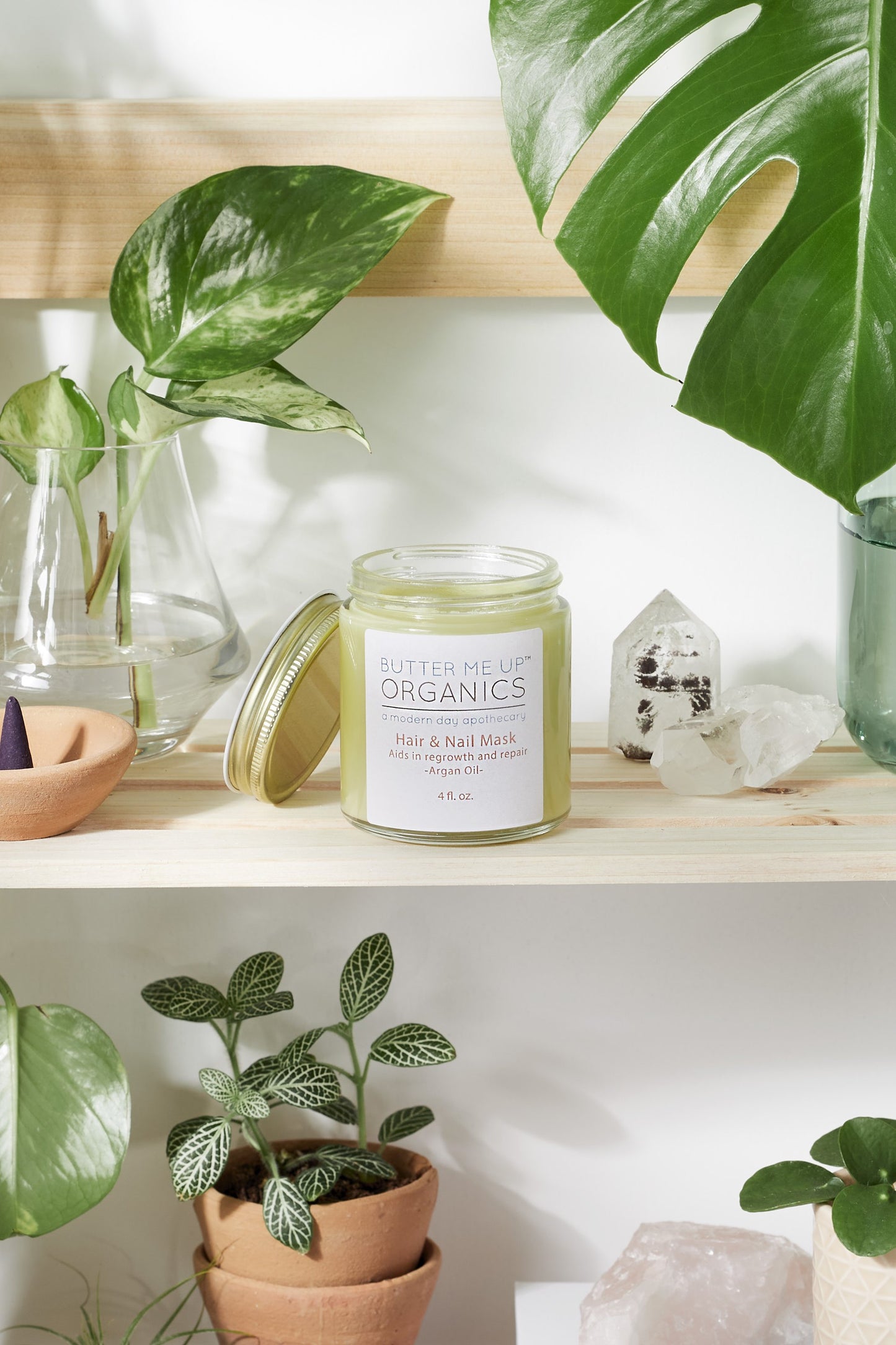 Nourish & Strengthen Hair + Nail Mask – Organic Botanical Blend for Growth & Repair