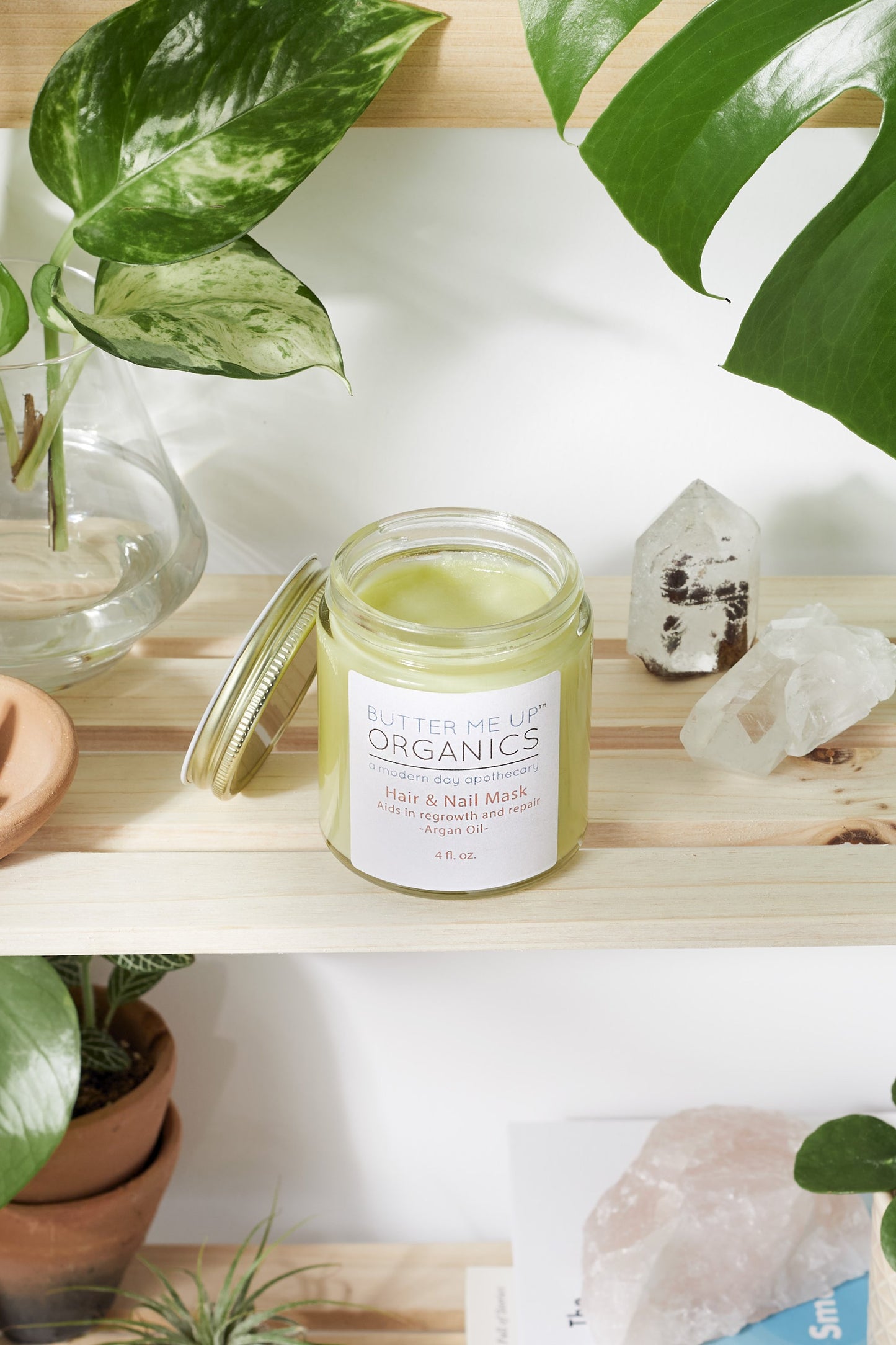 Nourish & Strengthen Hair + Nail Mask – Organic Botanical Blend for Growth & Repair