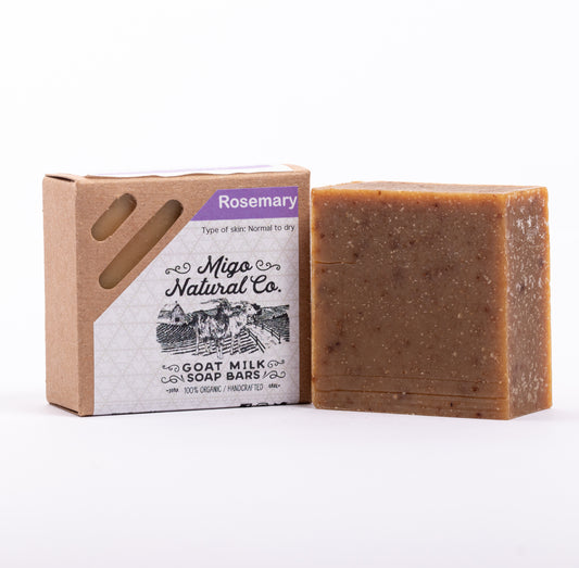 Rosemary + Goat Milk Soap Bar – Rejuvenate, Refine & Restore