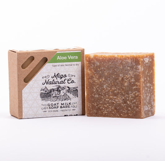 Aloe Vera + Goat Milk Soap Bar – Soothe, Heal & Nourish Naturally