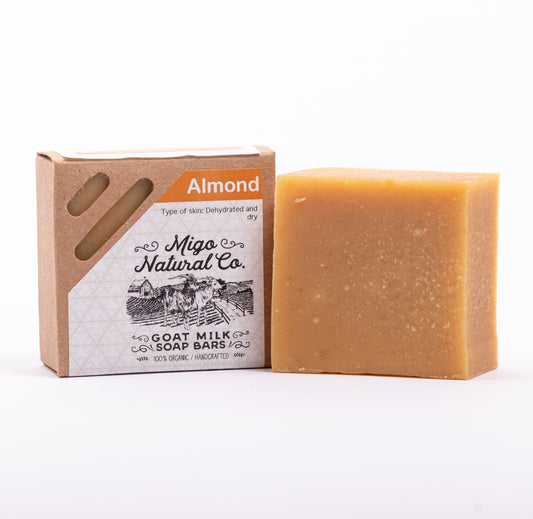 Almond + Goat Milk Soap Bar – Deep Moisture for Radiant, Youthful Skin