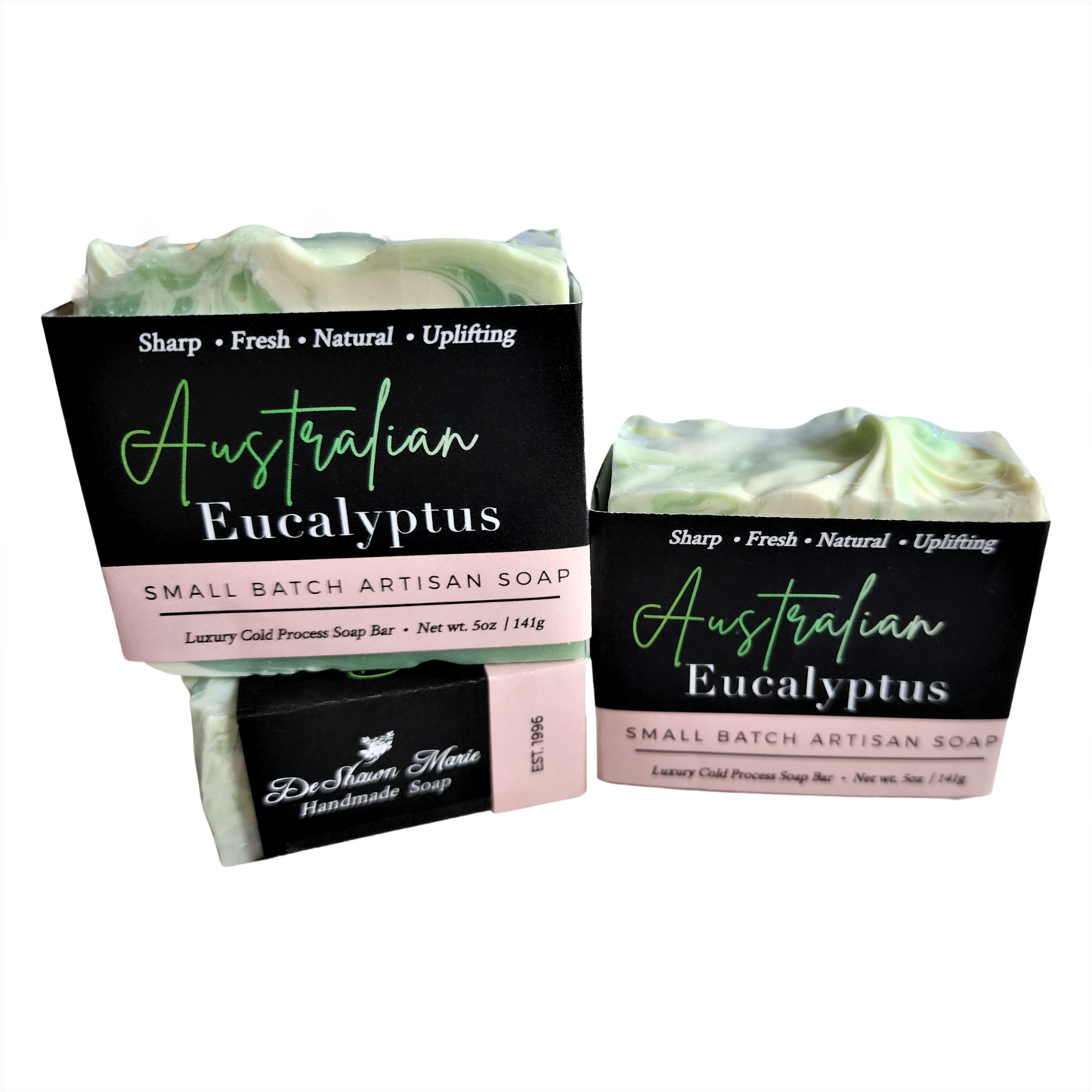 Australian Eucalyptus Soap –  Infused with 100% pure therapeutic-grade eucalyptus essential oil