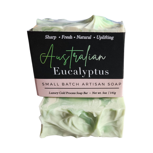 Australian Eucalyptus Soap –  Infused with 100% pure therapeutic-grade eucalyptus essential oil