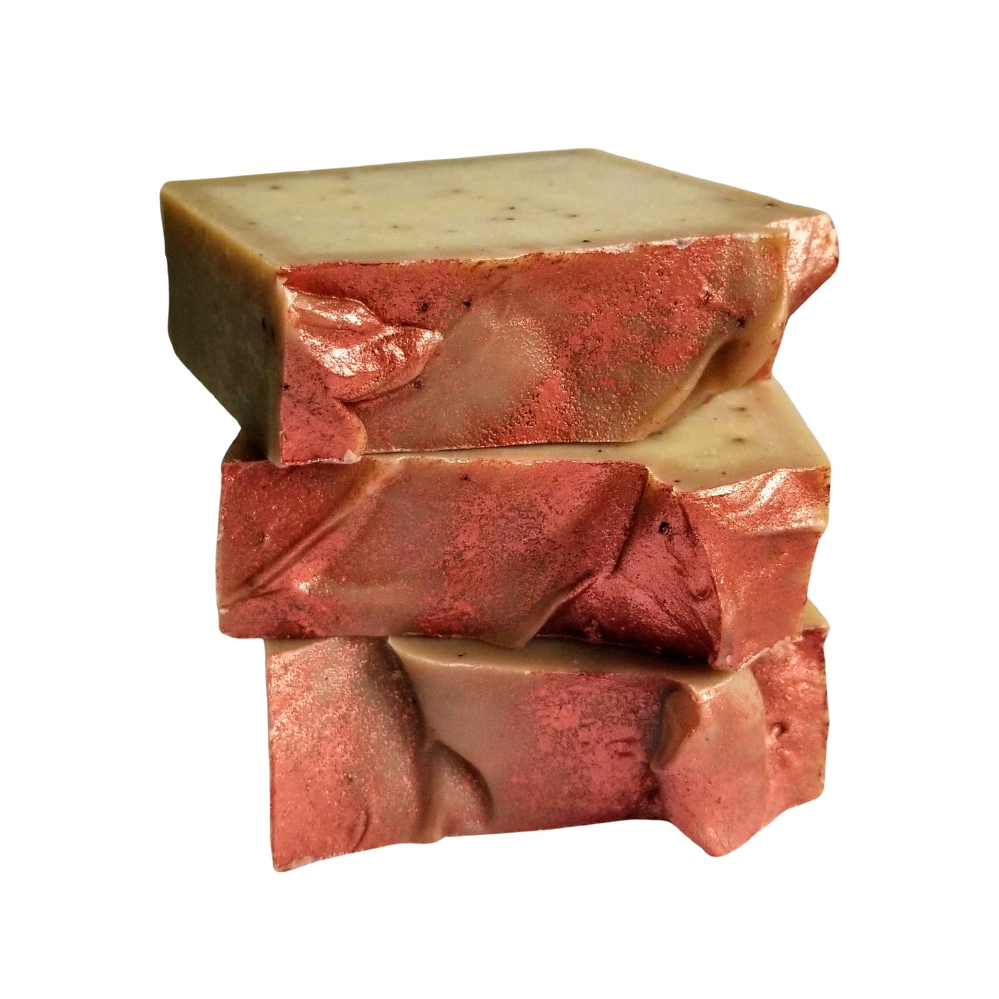 Hot Mocha Coffee Soap - Real coffee grounds for gentle exfoliation - Raw cocoa adds richness and skin-loving benefits - Naturally darkens over time into a rich brown with coppery hues