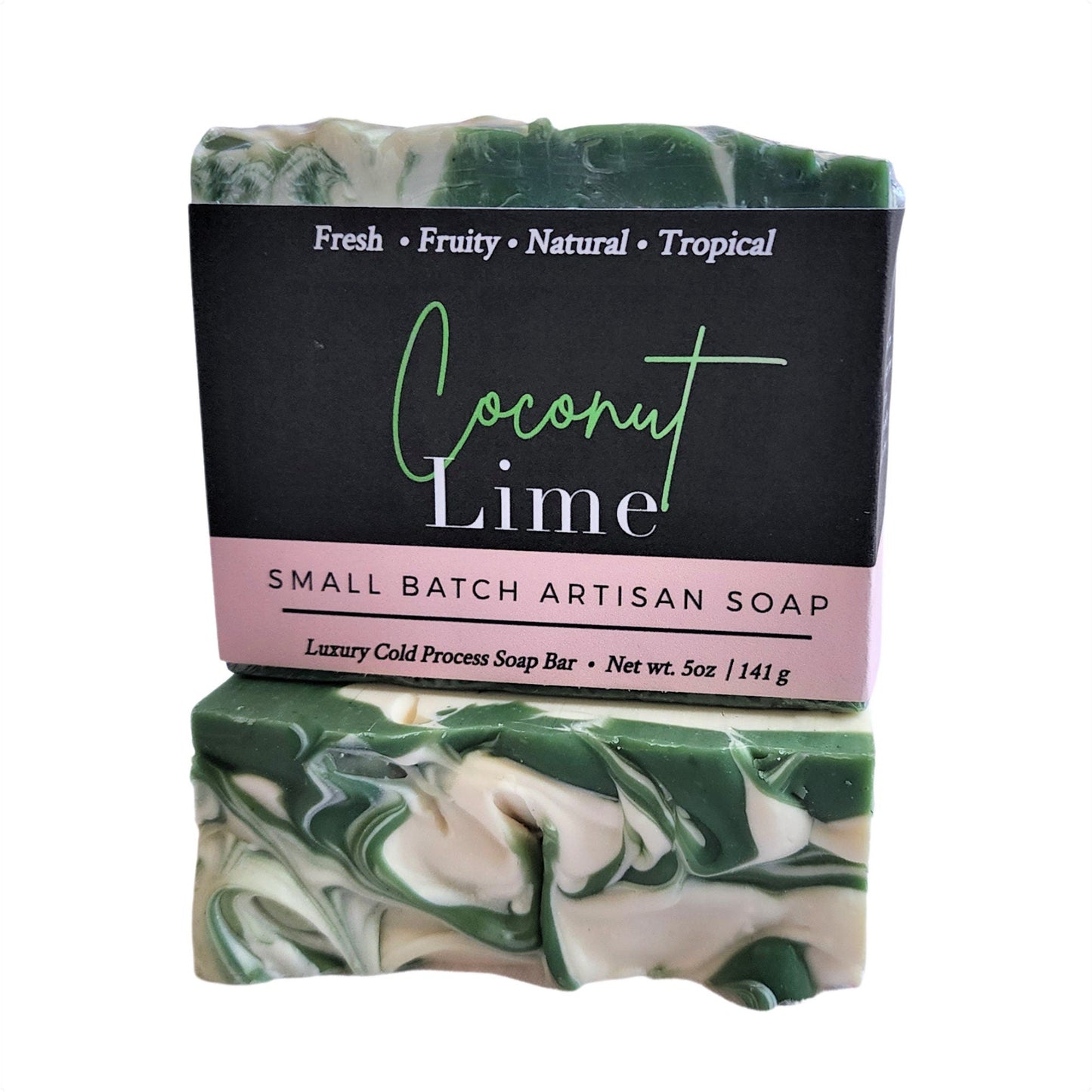 Coconut Lime Soap – A Tropical Escape in Every Lather - with rich coconut milk, creamy coconut oil, and a splash of zesty lime