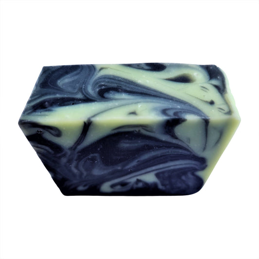 Rosemary Lime Soap - Invigorate your senses and nourish your skin - with French green clay and activated charcoal.