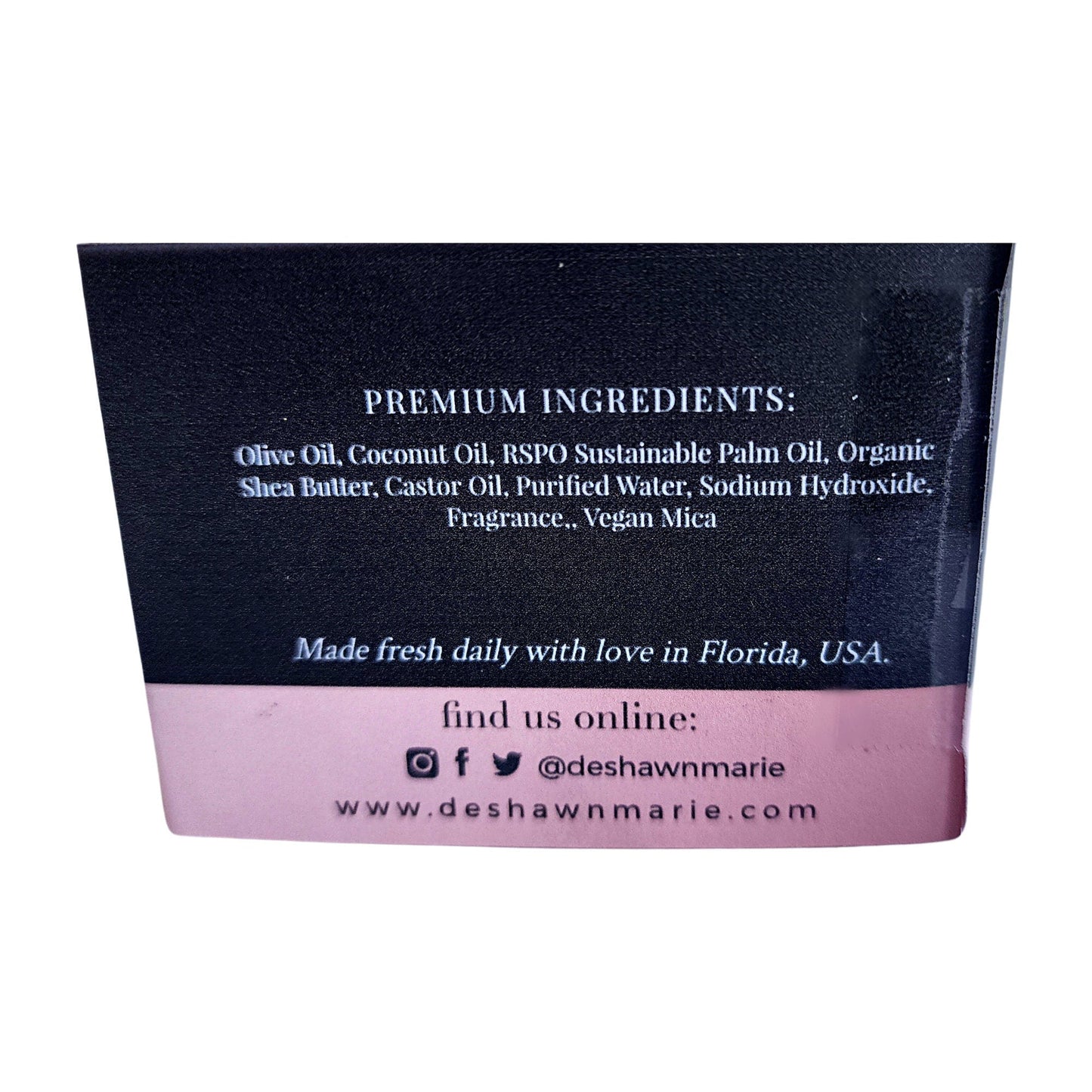 Vanilla Colada Handmade Soap -  Island-inspired scent with creamy vanilla, sweet coconut, and a splash of rum - Deeply cleanses and nourishes