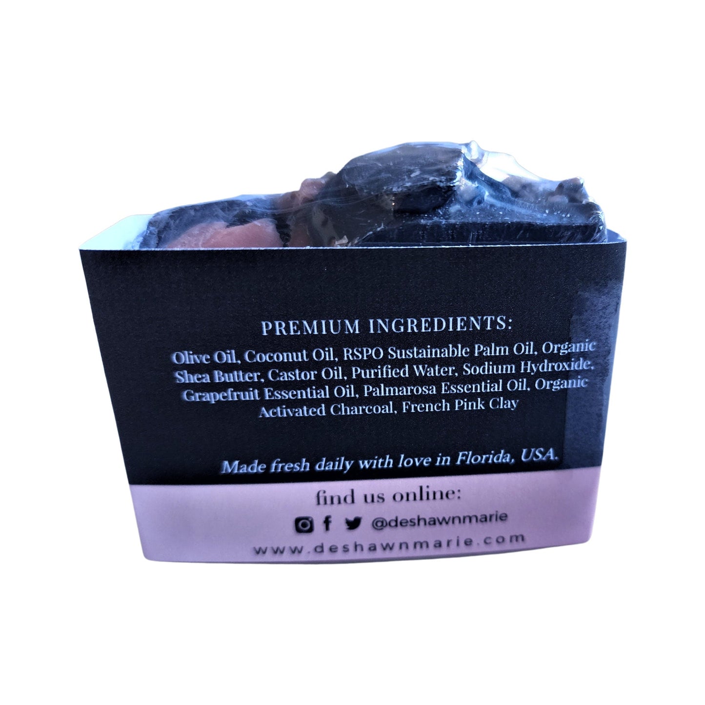 Grapefruit Palmarosa Soap – a luxurious cold-process bar infused with nature’s most powerful purifiers and mood-boosting botanicals.