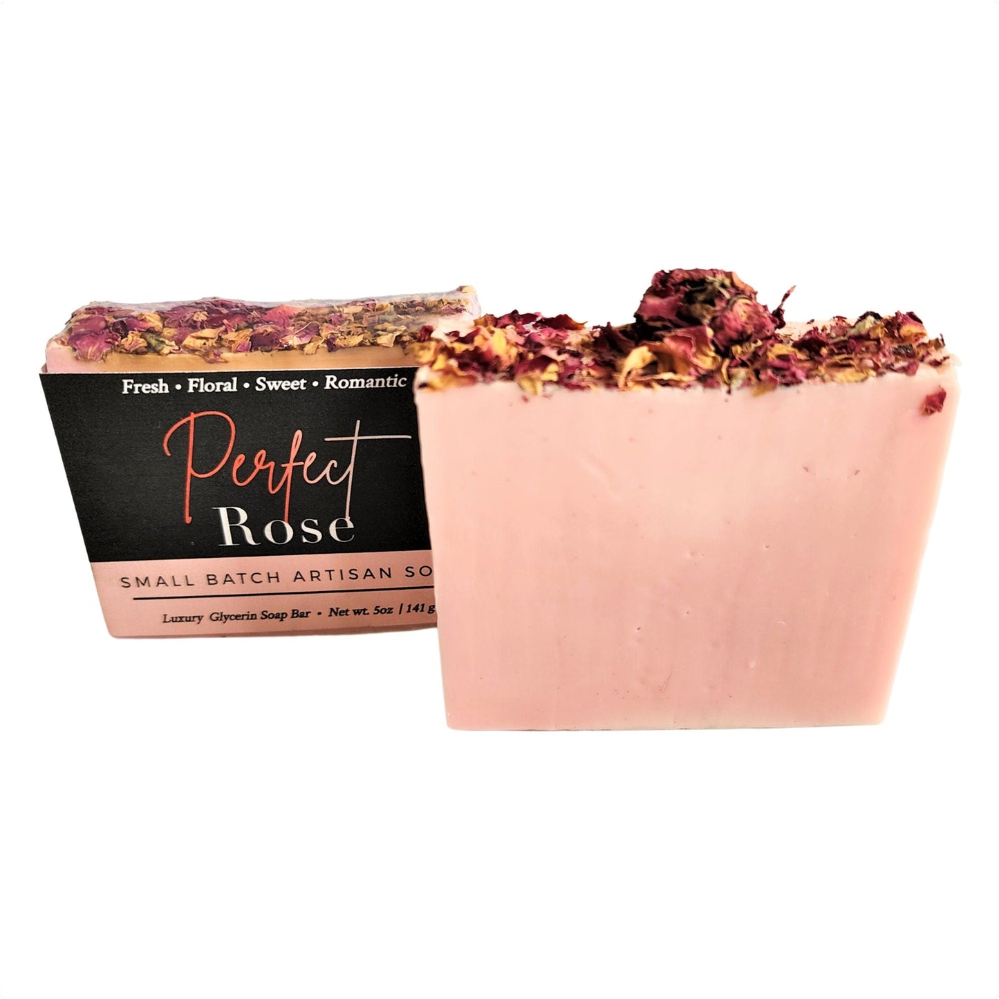 Perfect Rose Soap - elegant, soft, and utterly luxurious. With a classic floral scent that’s true to the bloom.
