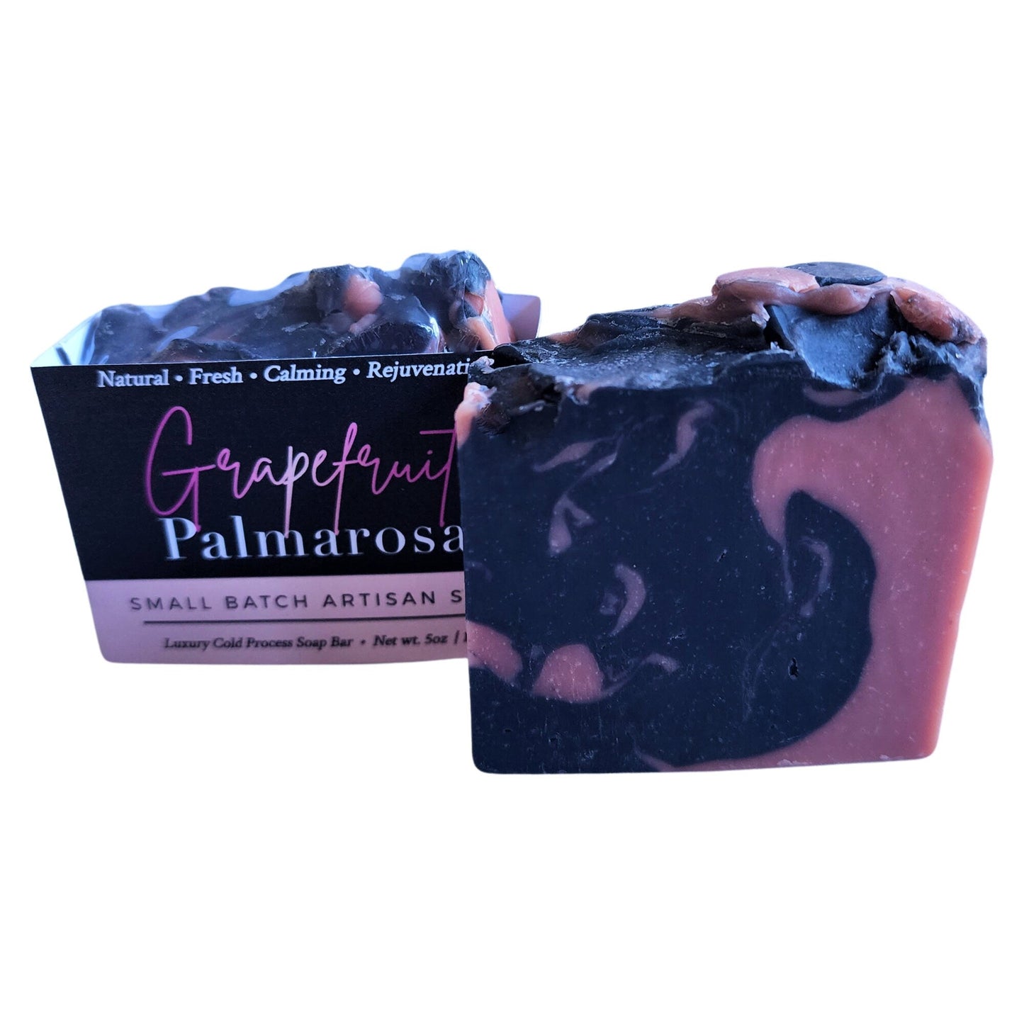 Grapefruit Palmarosa Soap – a luxurious cold-process bar infused with nature’s most powerful purifiers and mood-boosting botanicals.