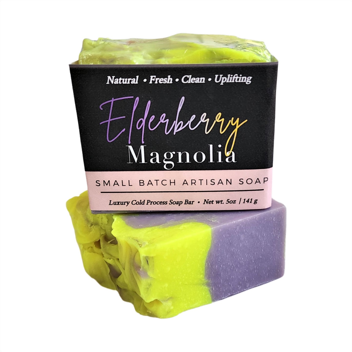 Elderberry Magnolia Soap - Cheerful. Juicy. Uplifting. - A beautifully balanced soap that lifts your spirits with every wash.