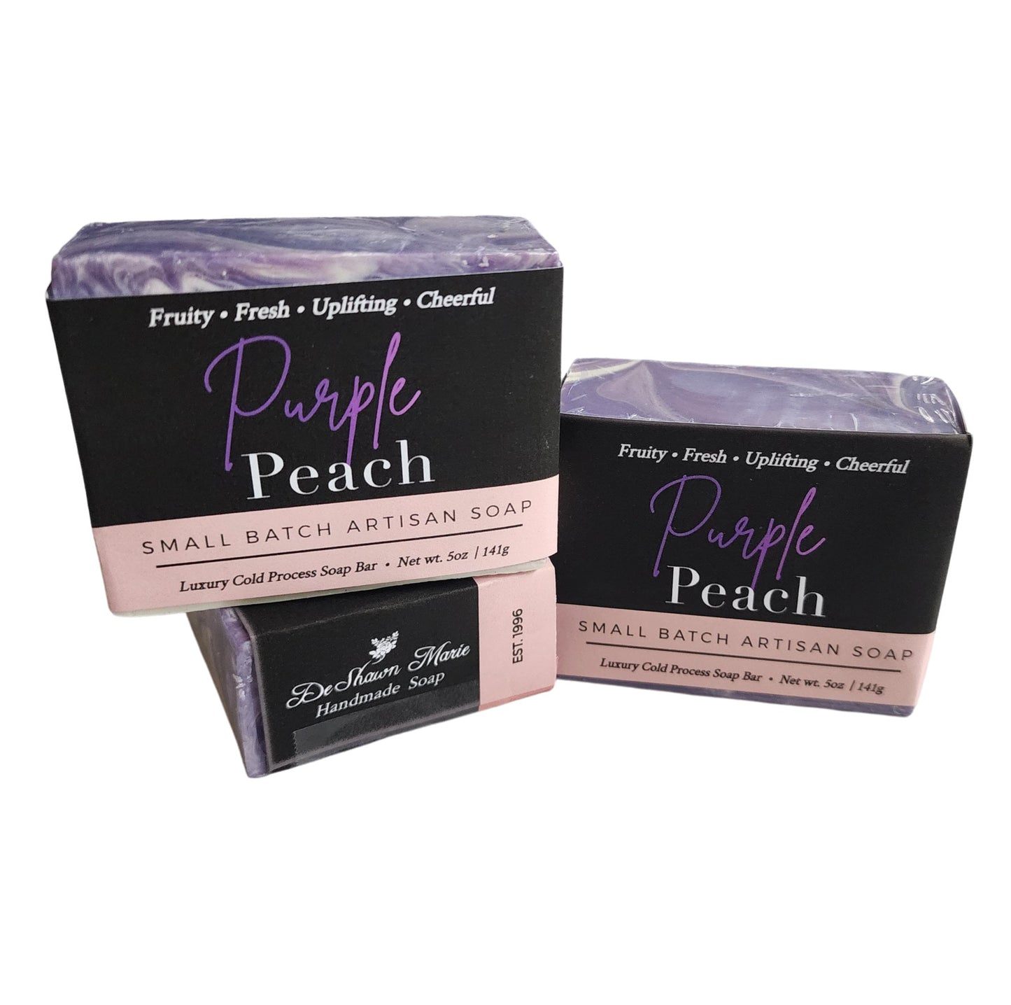 Purple Peach Soap – A Rare Fruit for the Skin is a tribute to nature’s most exotic treasures. Inspired by the rare Indian Blood Cling Peach (also known as the Purple Peach)