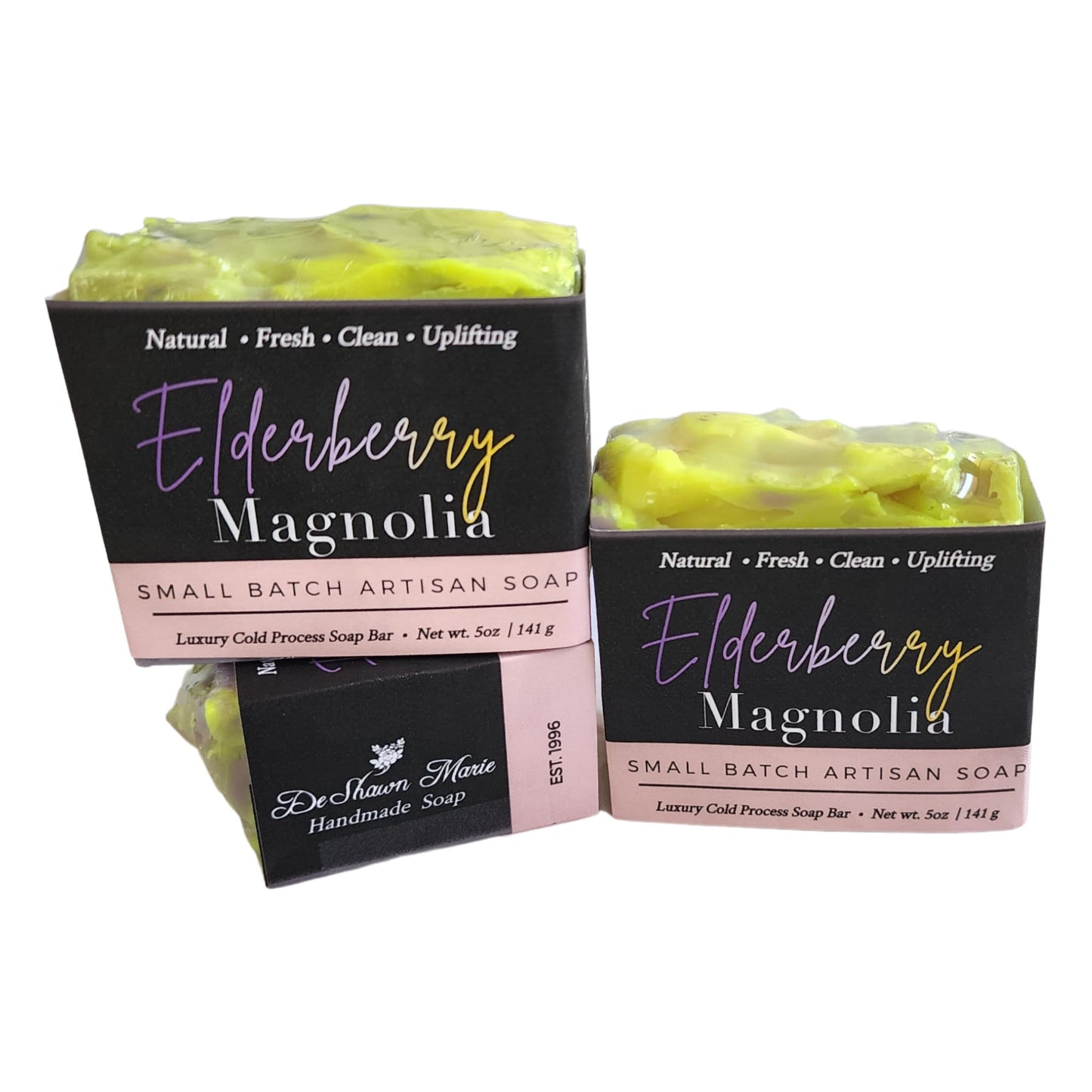 Elderberry Magnolia Soap - Cheerful. Juicy. Uplifting. - A beautifully balanced soap that lifts your spirits with every wash.