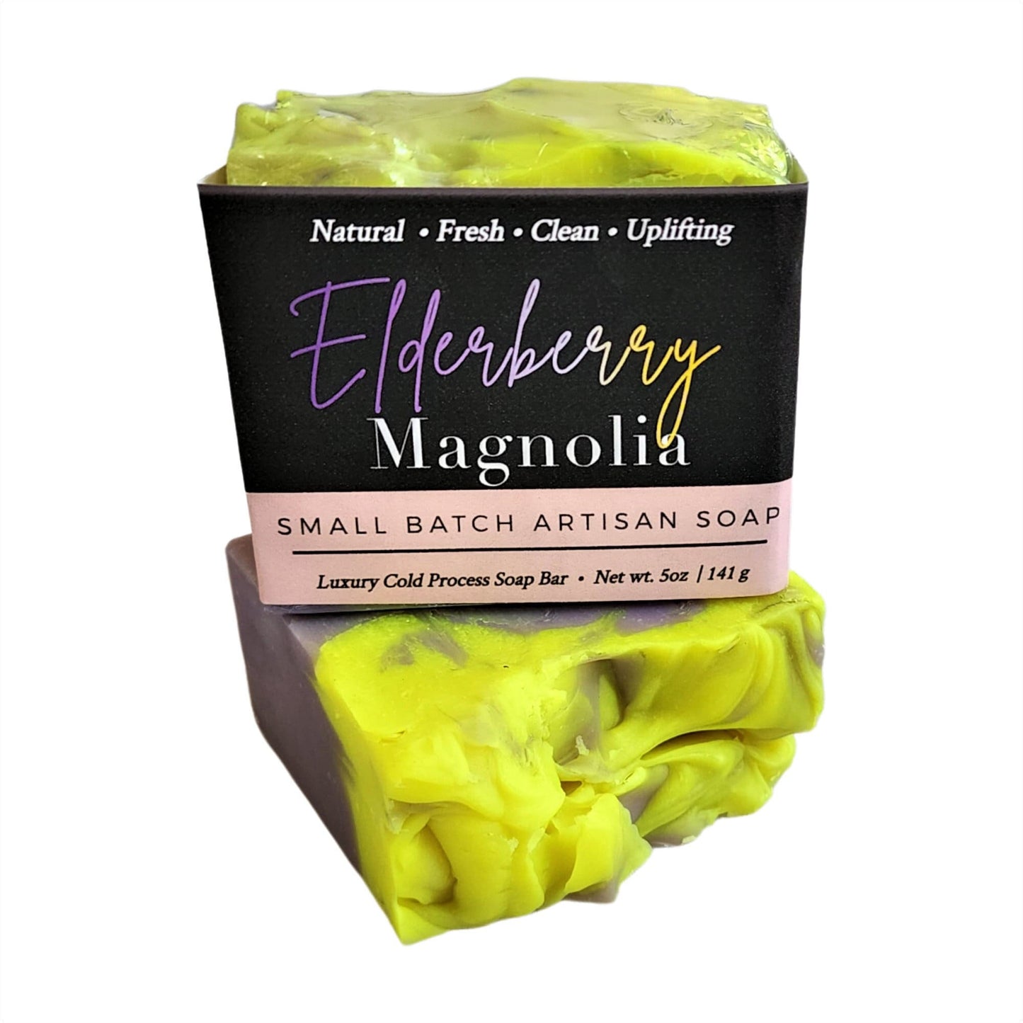 Elderberry Magnolia Soap - Cheerful. Juicy. Uplifting. - A beautifully balanced soap that lifts your spirits with every wash.