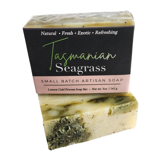 Tasmanian Seagrass Artisan Soap – Rugged. Refreshing. Purely Coastal - Dive Into Fresh Ocean Air with This Bold, Nature-Inspired Bar