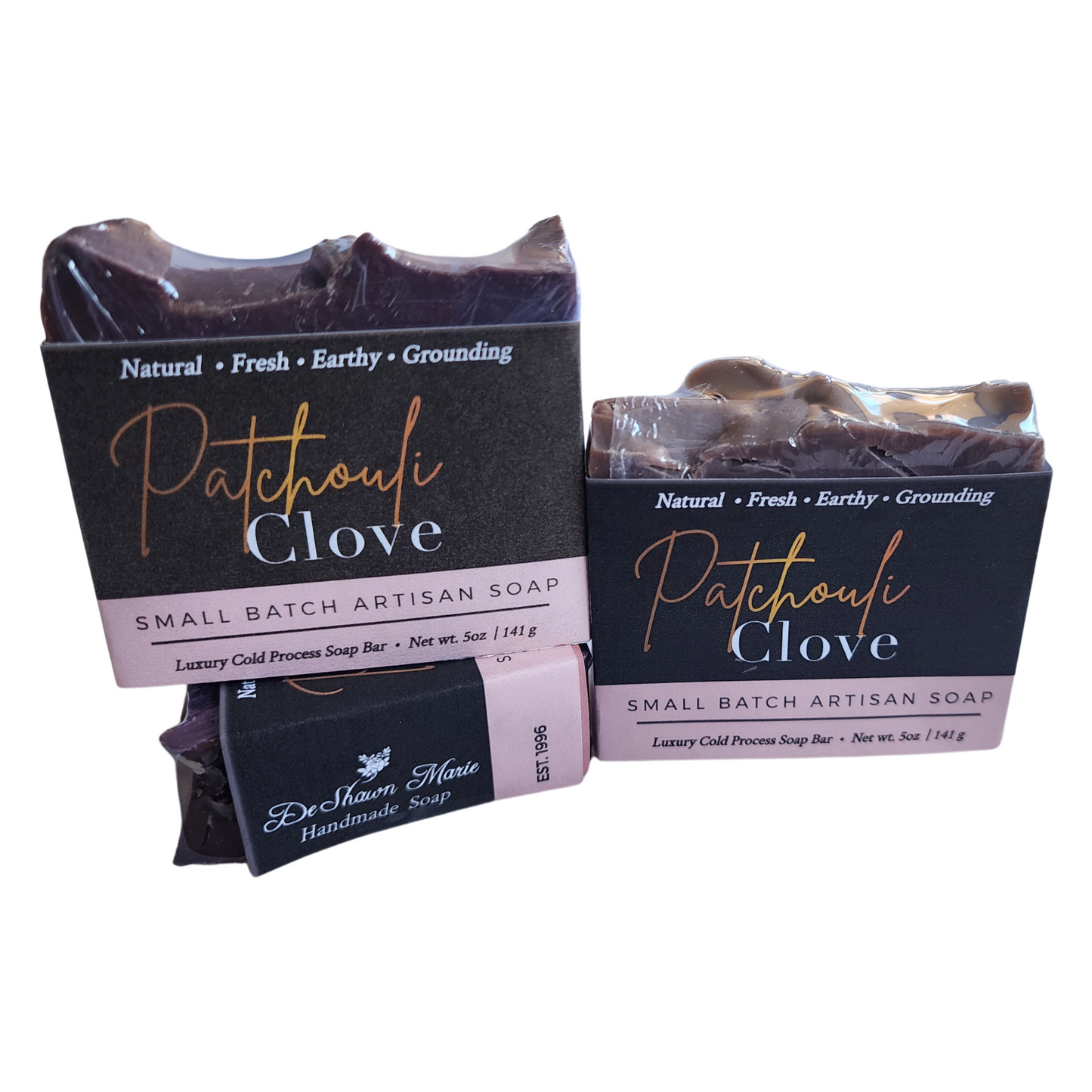 Patchouli Clove Soap - Exotic blend of pure patchouli and clove essential oils - Crafted with organic olive and coconut oils