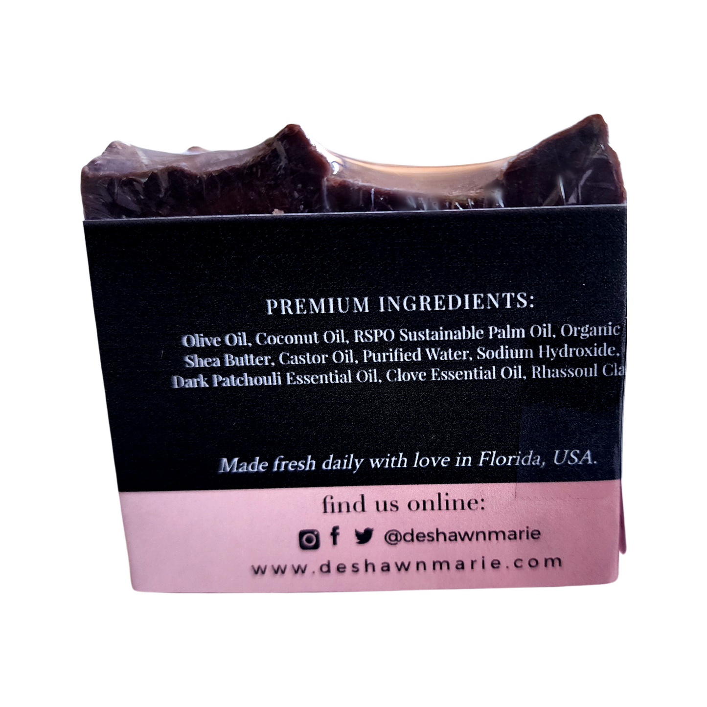 Patchouli Clove Soap - Exotic blend of pure patchouli and clove essential oils - Crafted with organic olive and coconut oils