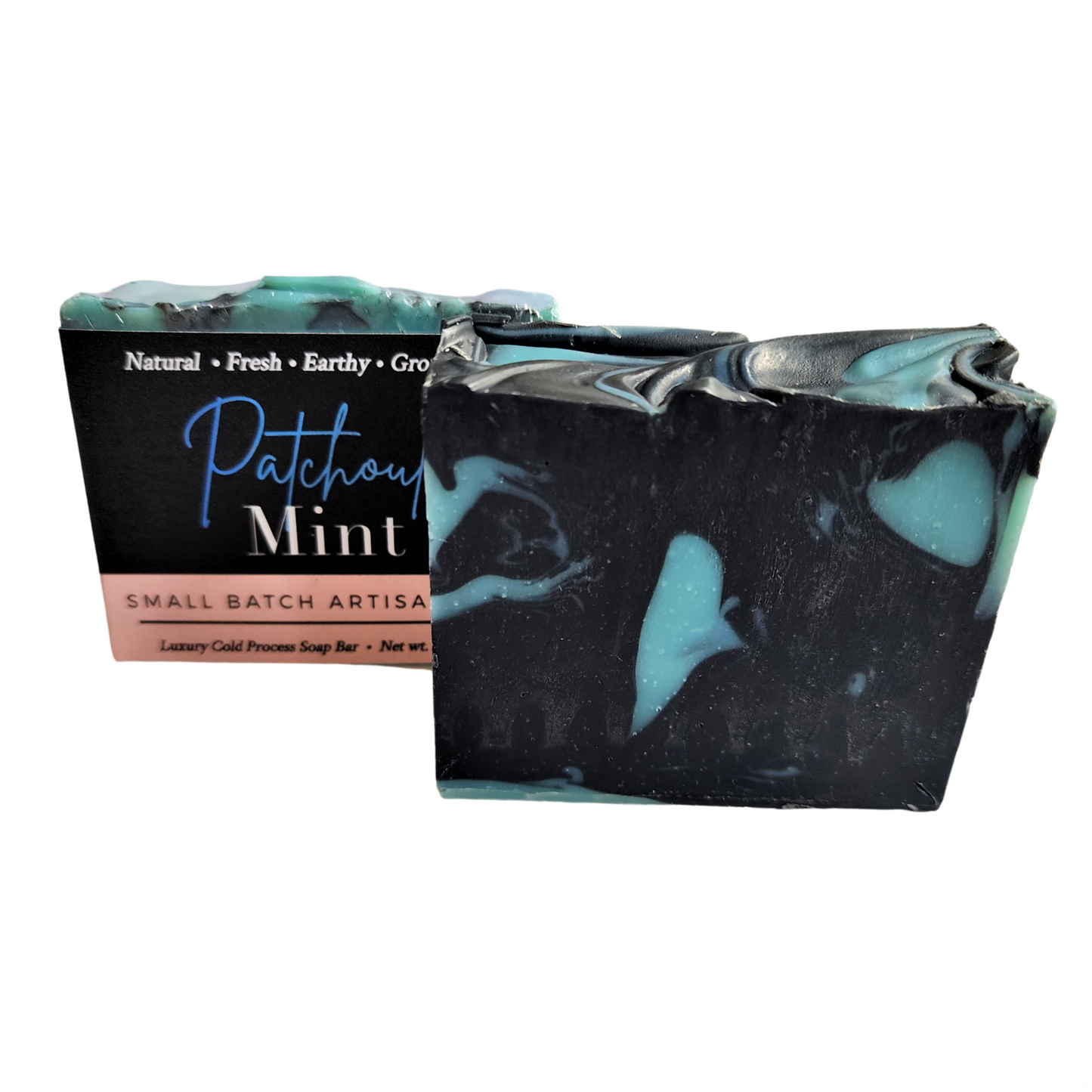 Patchouli Mint Soap - Fresh. Earthy. Powerfully Rejuvenating. - Invigorating mint meets earthy patchouli in a perfectly balanced aroma.